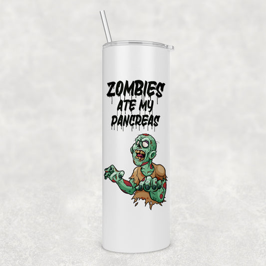 Zombies ate my Pancreas - Glow in the Dark - 20oz Tumbler
