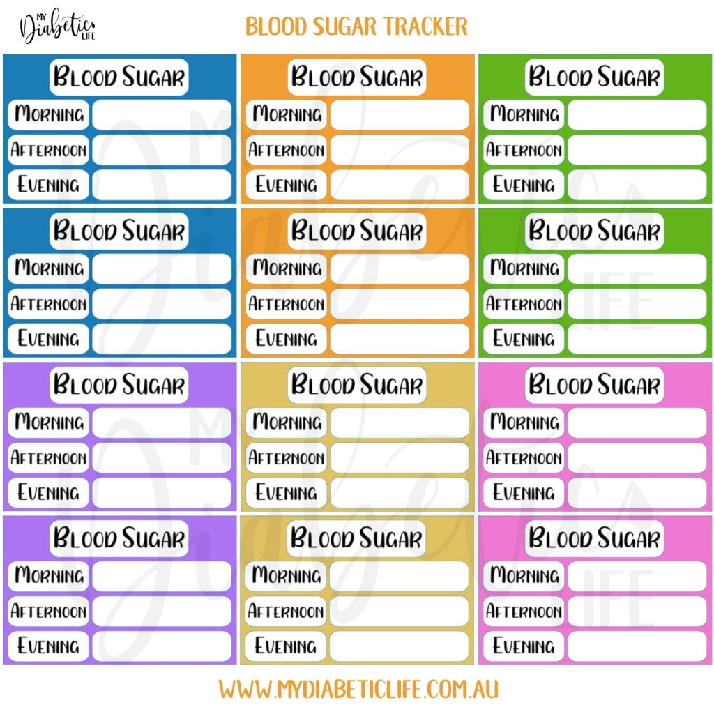 12 Blood Sugar Trackers for Planners - MyDiabeticLife