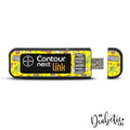 Zzzz & 420 - Contour Next Link USB Peel, skin and Decal, Glucose meter sticker - MyDiabeticLife