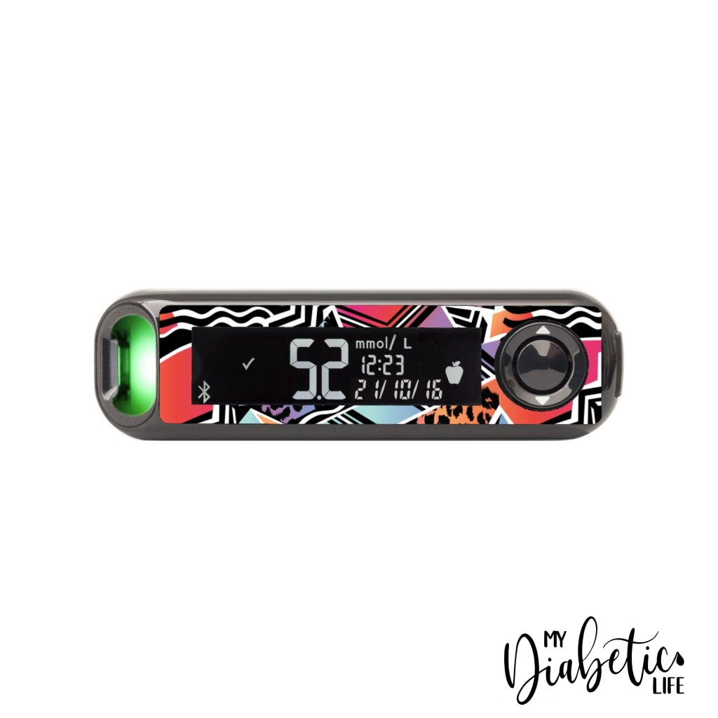 80s Baby - Contour next Peel, skin and Decal, glucose meter sticker - MyDiabeticLife