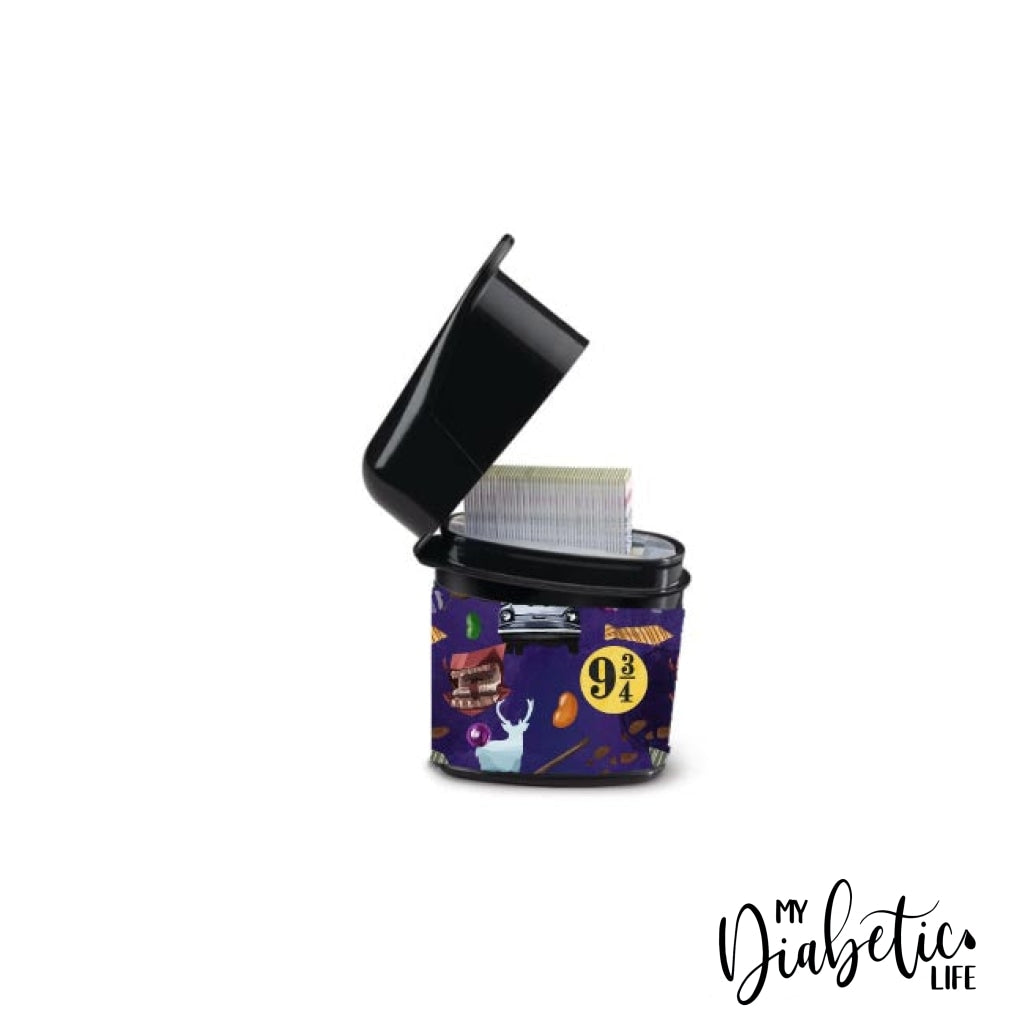 9 And 3 Quarters - Test Strip Canister Sticker Accuchek Guide Container
