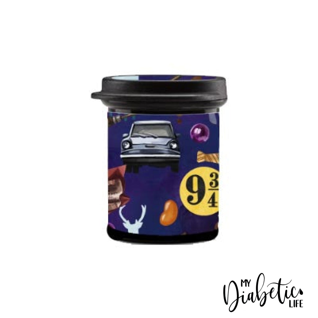 9 And 3 Quarters - Test Strip Canister Sticker Accuchek Instant Container