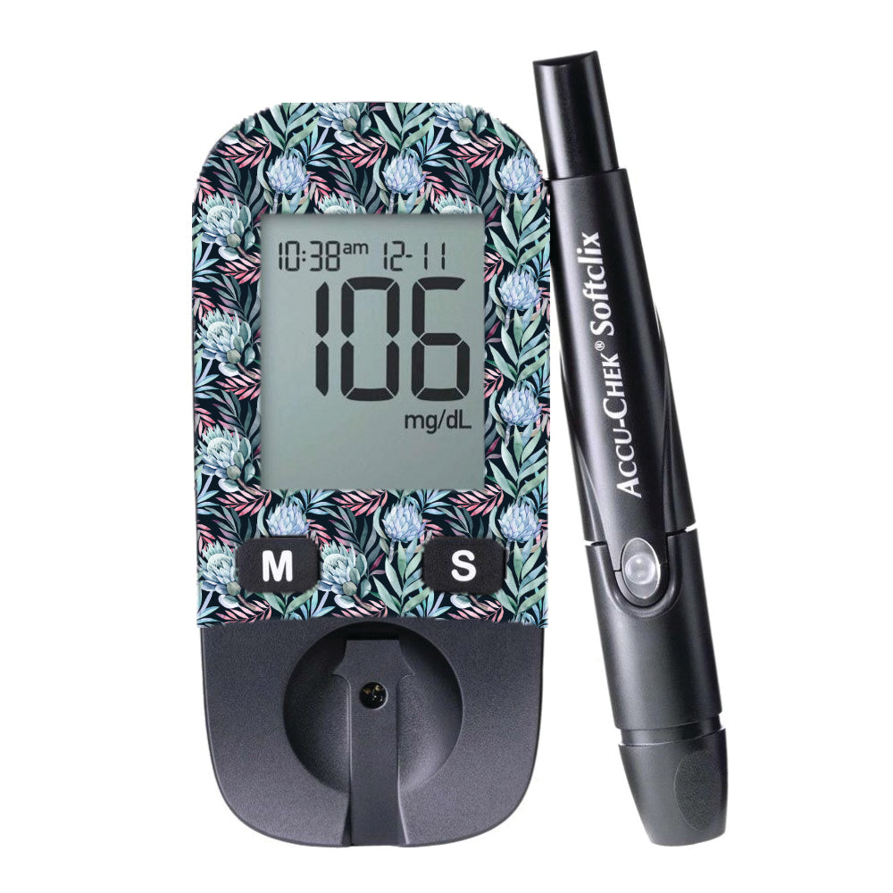 Protea & Eucalyptus - Accu-chek Active Sticker