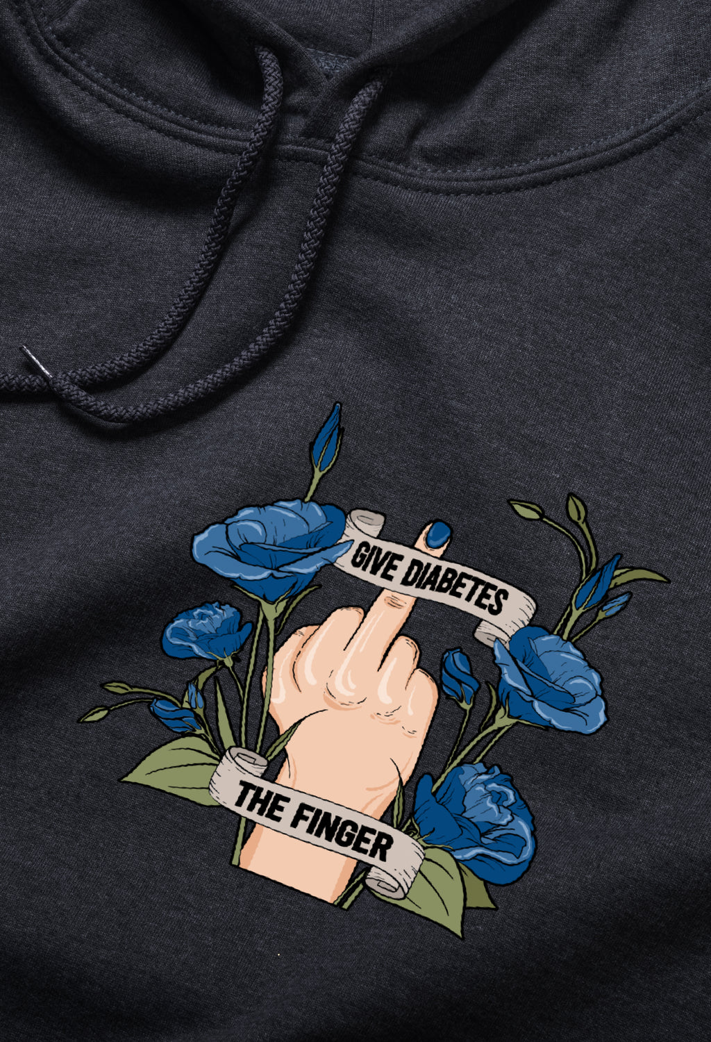 Give Diabetes the Finger - Unisex Hoodie