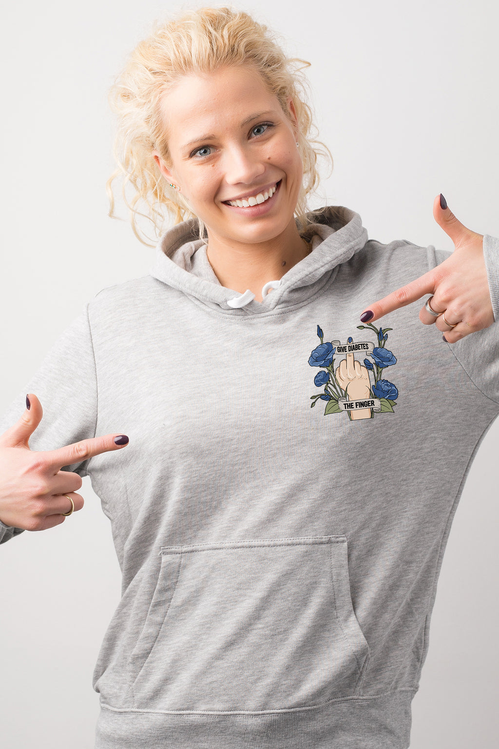 Give Diabetes the Finger - Unisex Hoodie