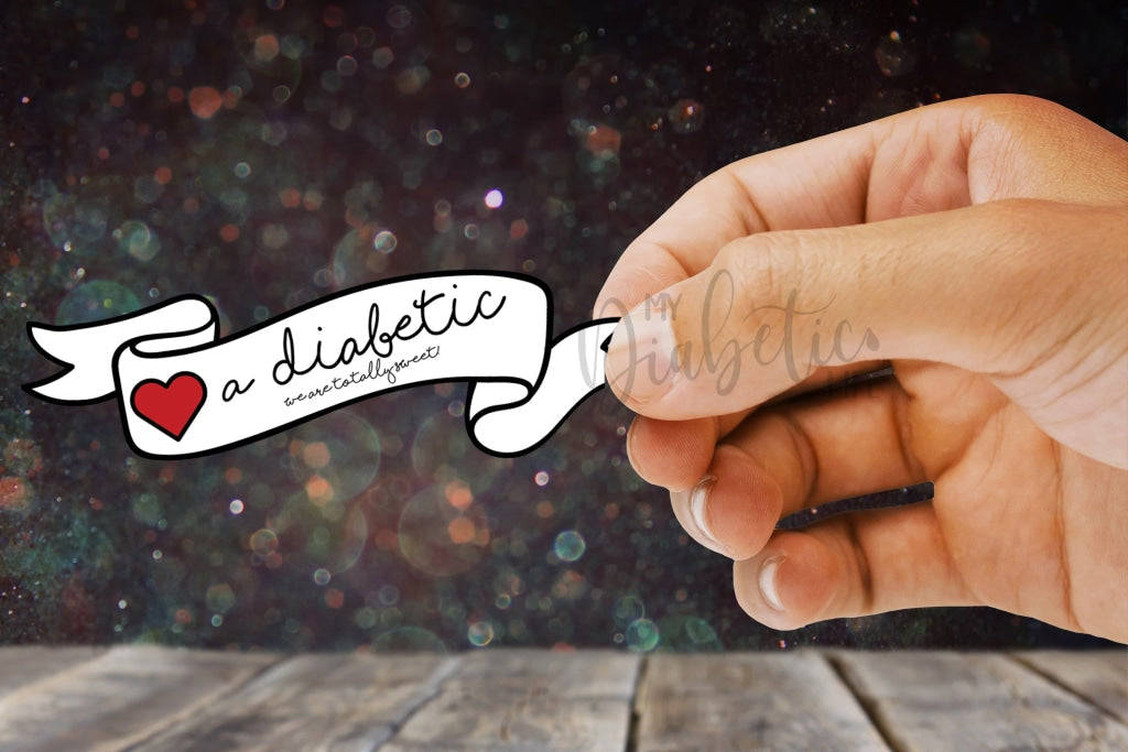 A Diabetic - We Are Totally Sweet Stickers