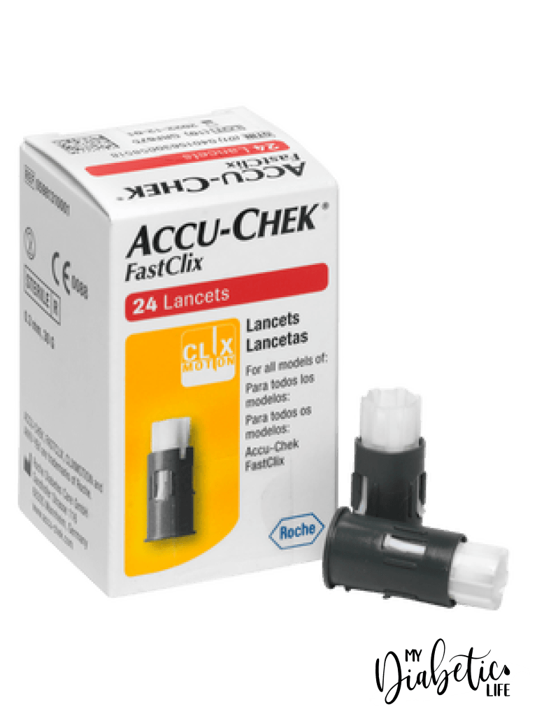 Accu-Chek Fastclic Lancets - 24 Pack Accuchek Fast-Clix