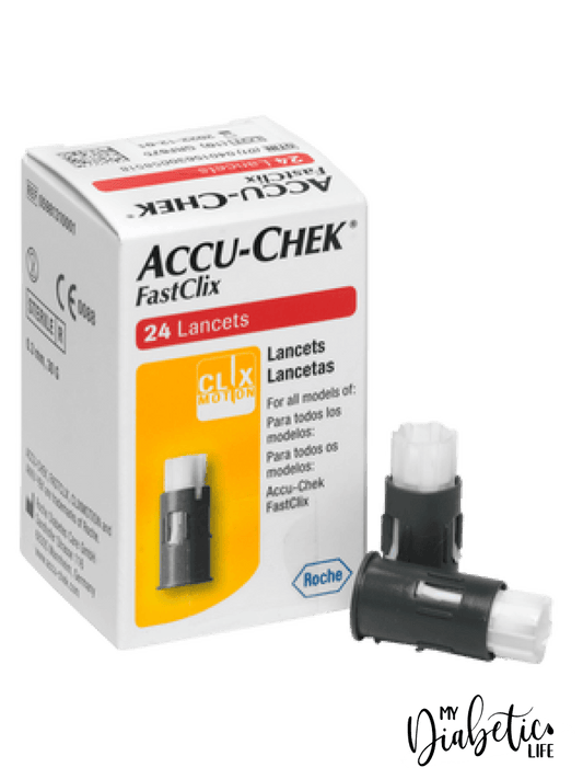 Accu-Chek Fastclic Lancets - 24 Pack Accuchek Fast-Clix
