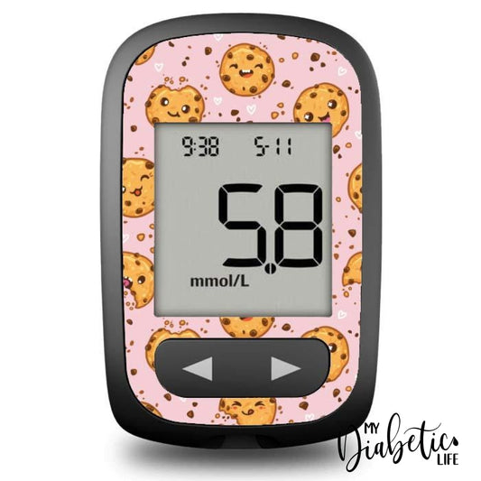 Did It All For The Cookie - Accu-Chek Guide Me Peel Skin And Decal Glucose Meter Sticker