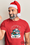 All I want for Christmas is a cure - Basic t-shirt, Unisex Graphic Diabetes Tee - MyDiabeticLife