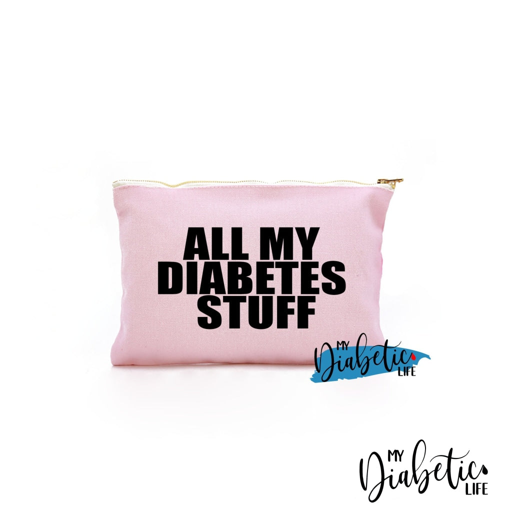 All my diabetes stuff - Insulin test kit bag, diabetes accessories, storage bag for medication - MyDiabeticLife