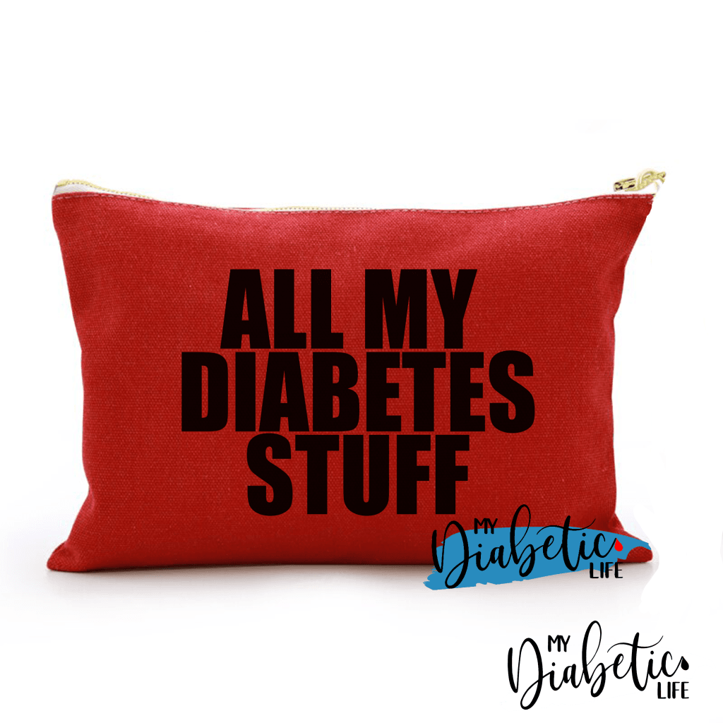 All My Diabetes Stuff - Carry Bag Diabetic Accessories Storage For Medication Storage Bags