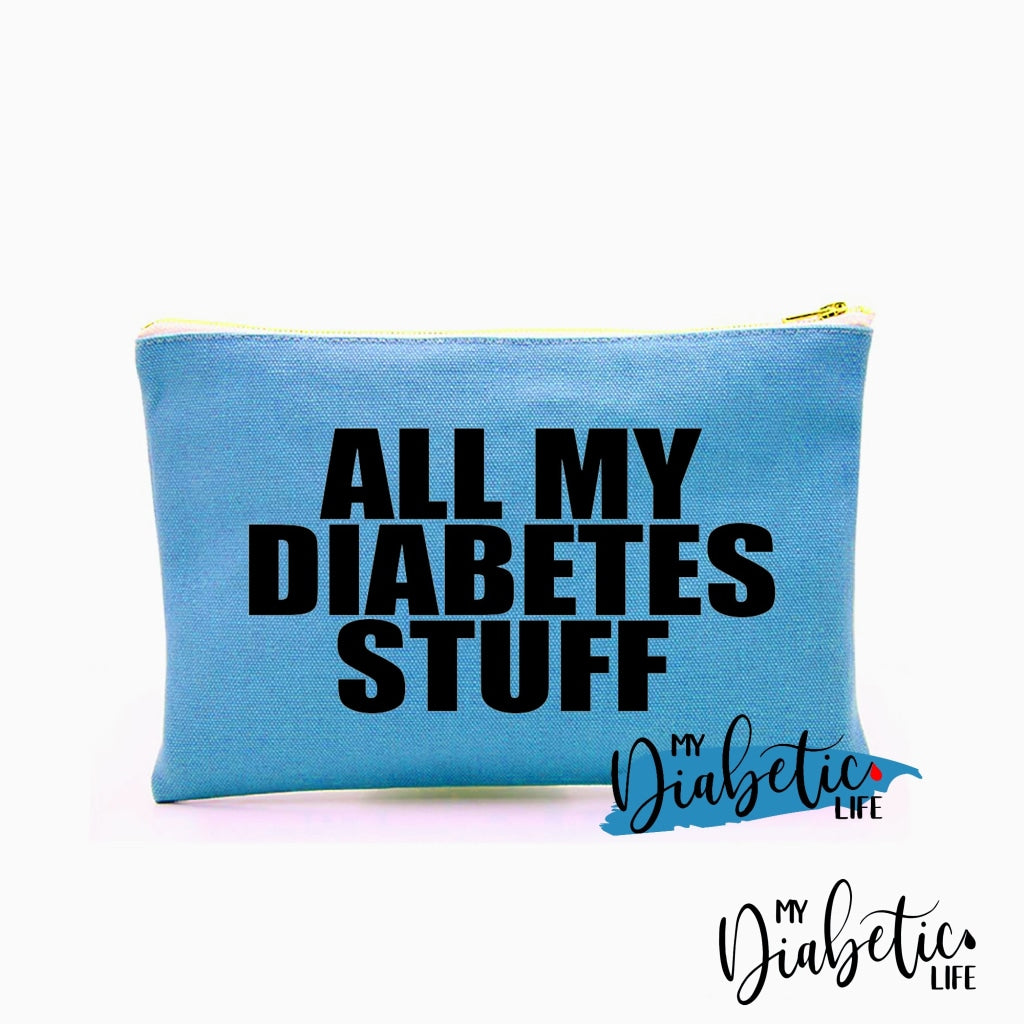 All My Diabetes Stuff - Carry All Storage Bag Sky Blue Storage Bags