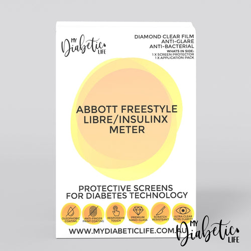 Anti Glare & Bacterial Screen Protector For Freestyle Libre Meter Protectors