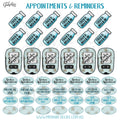 Patterns - Pick your Fav - 46 Appointment & Reminder Planner Stickers - MyDiabeticLife