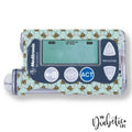 Aqua Bees - Medtronic Paradigm Series 7 Skin And Decal Insulin Pump Sticker