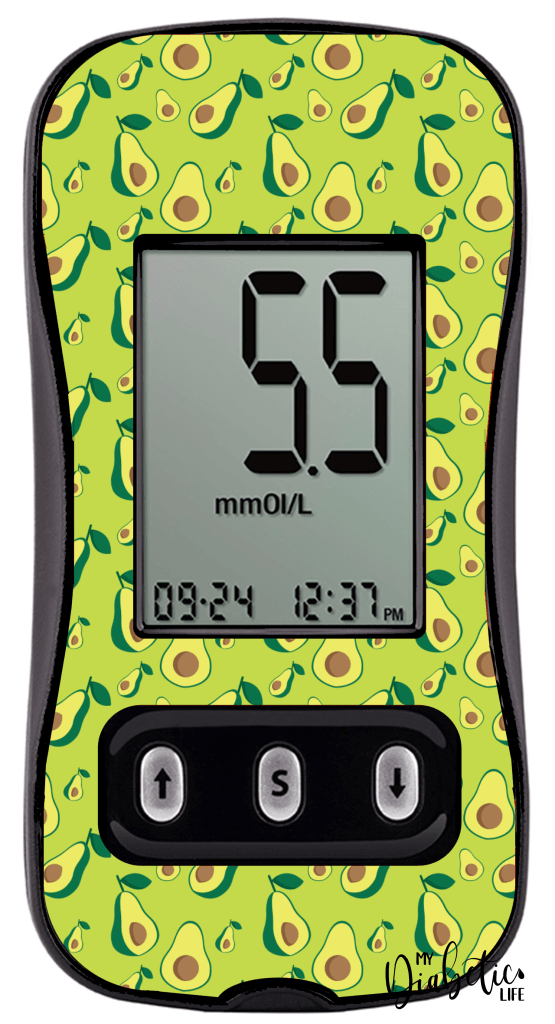 Avo-go - Caresens N, skin and Decal, glucose meter sticker - MyDiabeticLife
