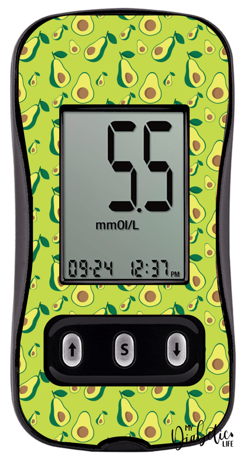 Avo-go - Caresens N, skin and Decal, glucose meter sticker - MyDiabeticLife