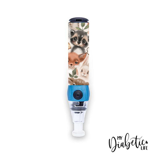 Baby Animals - Genteel Lancing Device Peel, Decal, Skin, sticker - MyDiabeticLife