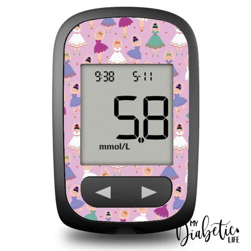 Ballerinas - Accu-Chek Guide Me Peel Skin And Decal Glucose Meter Sticker