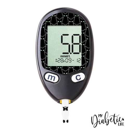 Black Cats - Freestyle Freedom Lite Peel Skin And Decal Glucose Sticker Freestyle Lite
