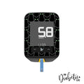Black Cats - Freestyle Optium Neo Peel Skin And Decal Glucose Meter Sticker Freestyle