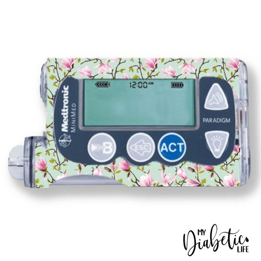 Blossoms - Medtronic Paradigm Series 7 Skin And Decal Insulin Pump Sticker