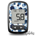 Blue Hexagon - Accu-Chek Guide Me Peel Skin And Decal Glucose Meter Sticker