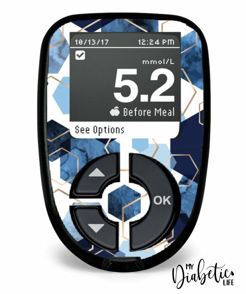 Blue Hexagon - Contour Next Peel
