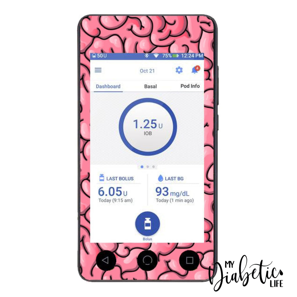 Brainsss - Omnipod Dash Sticker