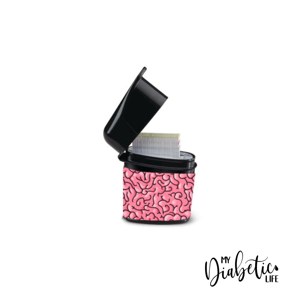 Brainsss - Test Strip Canister Sticker Accuchek Guide Container