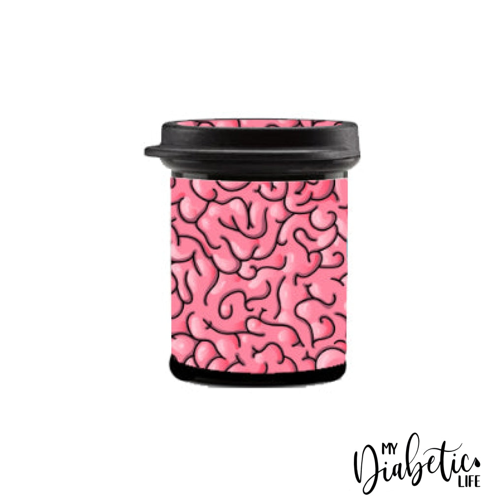 Brainsss - Test Strip Canister Sticker Accuchek Instant Container