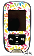 Bright Foliage - Accu-chek Guide Peel, skin and Decal, glucose meter sticker - MyDiabeticLife