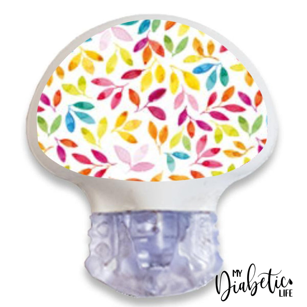 Bright Foliage - Medtronic Enlite Peel, skin and Decal, cgm sticker - MyDiabeticLife