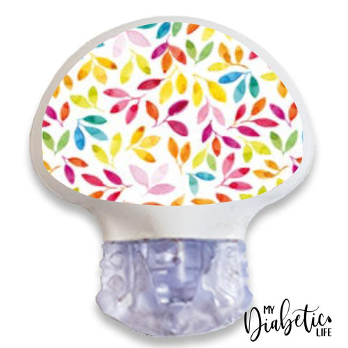 Bright Foliage - Medtronic Enlite Peel, skin and Decal, cgm sticker - MyDiabeticLife