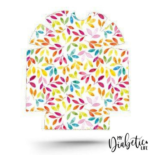 Bright Foliage - Omnipod Peel, skin and Decal, insulin pump sticker - MyDiabeticLife