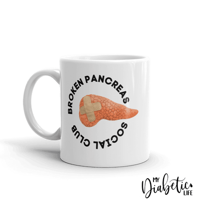 Broken Pancreas Social Club - Diabetes Awareness Coffee Mug Homewares