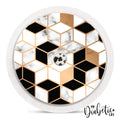 Bronze Marble Geo - Freestyle Libre Sensor Peel Skin And Decal Fgm/cgm Sticker