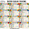 Building Blocks - 12 Blood Sugar Trackers For Planners Stickers