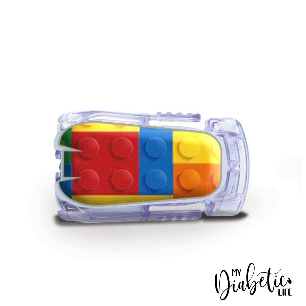 Building Blocks - Dexcom transmitter G5 Peel, skin and Decal, cgm sticker - MyDiabeticLife