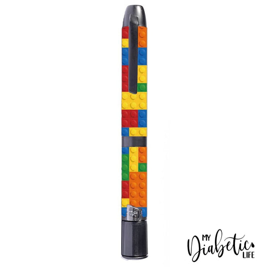 Building Blocks - Inpen Smart Insulin Pen Peel Skin And Decal Sticker Cover
