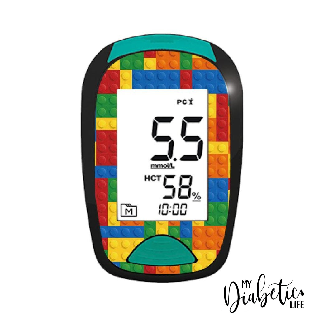 Building Blocks - Lifesmart Two Plus Peel Skin And Decal Glucose Meter Sticker Twoplus