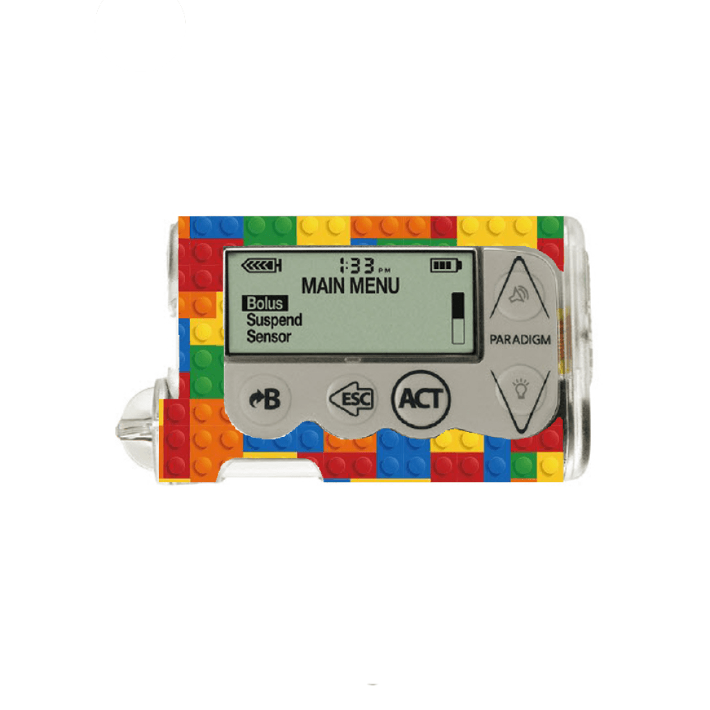 Building Blocks - Medtronic Paradigm Series 5 Sticker