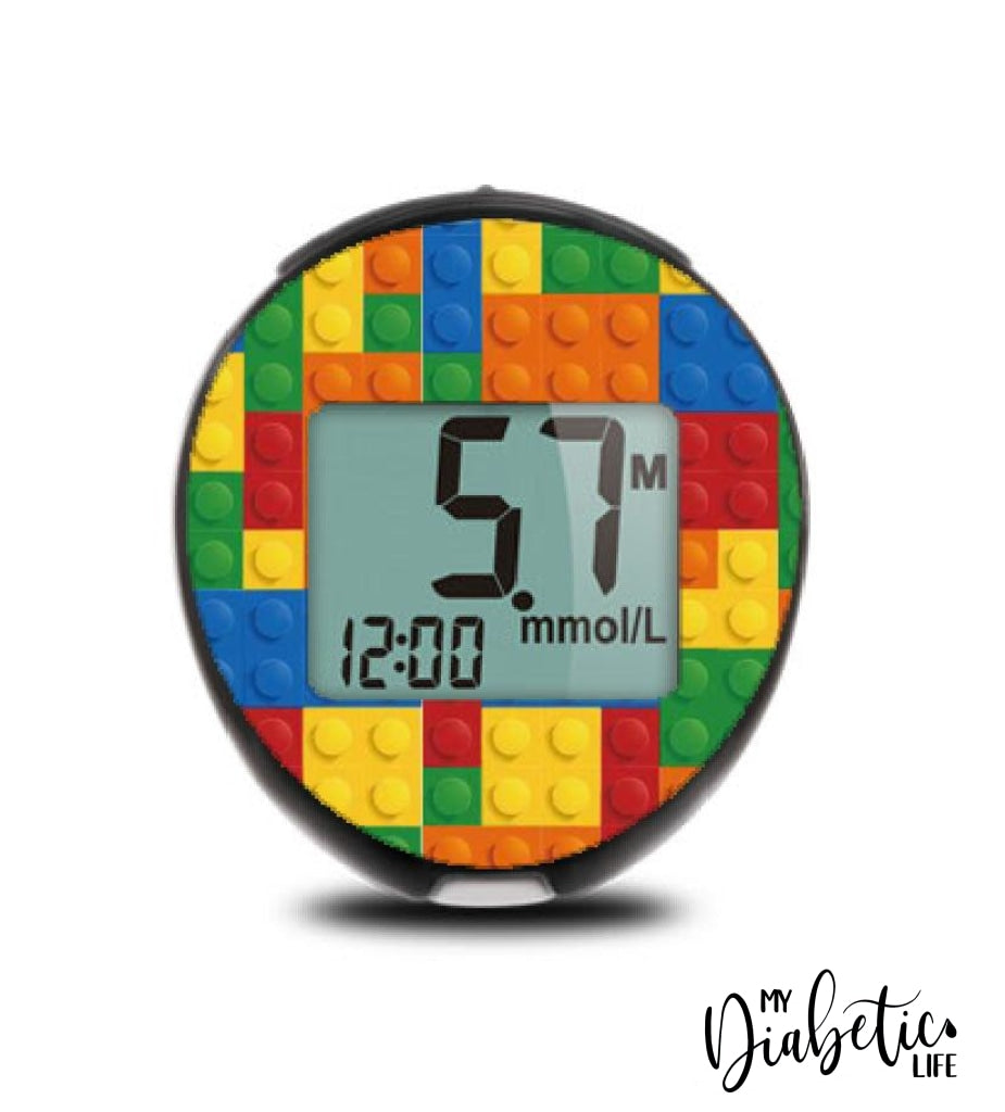 Building Blocks - True Metrix Go Peel Skin And Decal Glucose Meter Sticker Go