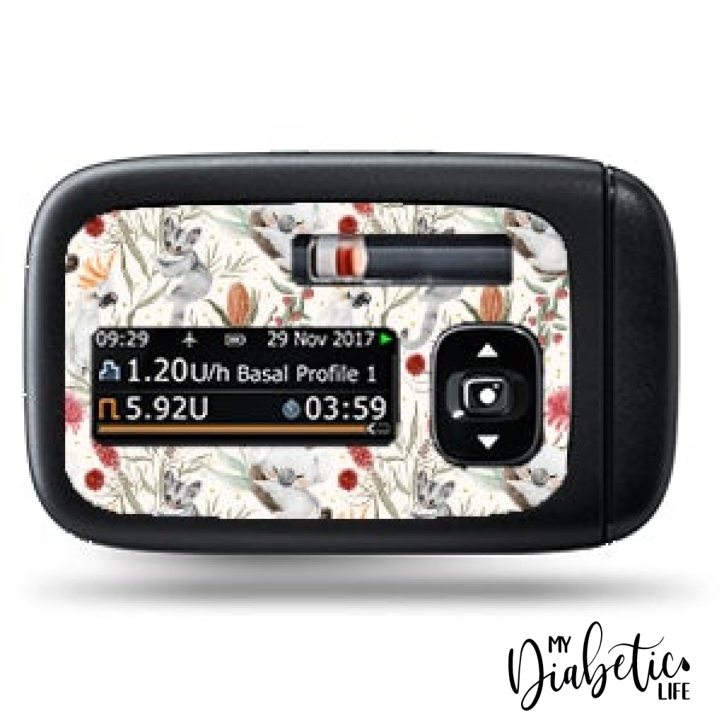 Bush Baby - Accu-Chek Insight Peel Skin And Decal Insulin Pump Sticker Pump Sticker Only Accu-Chek