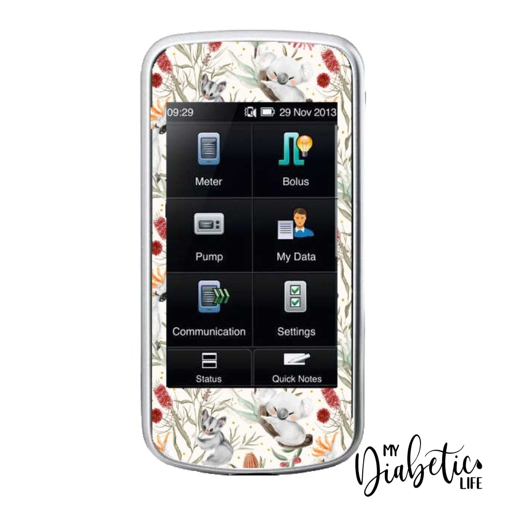 Bush Baby - Accu-Chek Insight Peel Skin And Decal Insulin Pump Sticker Remote Sticker Only Accu-Chek