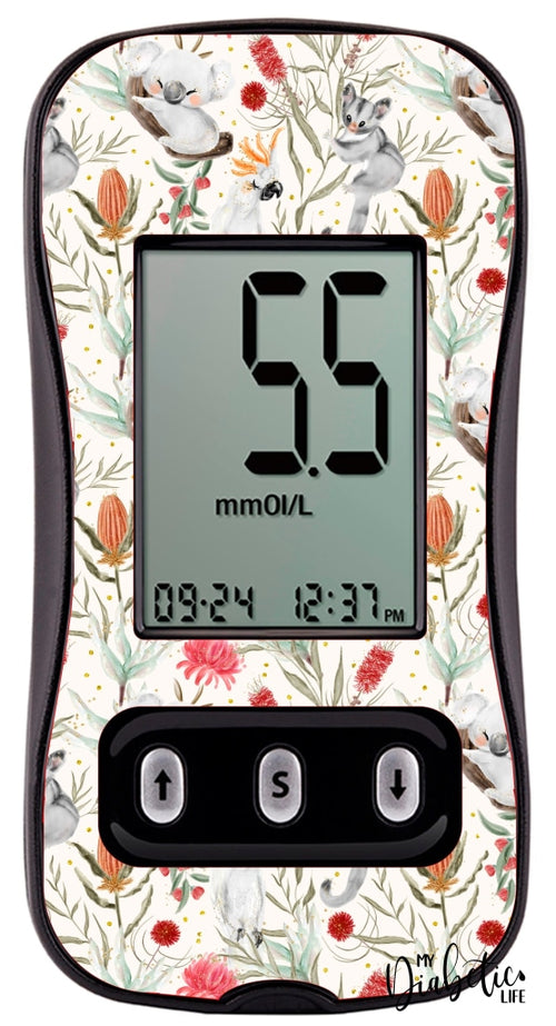 Bush Baby - Caresens N Skin And Decal Glucose Meter Sticker Caresens