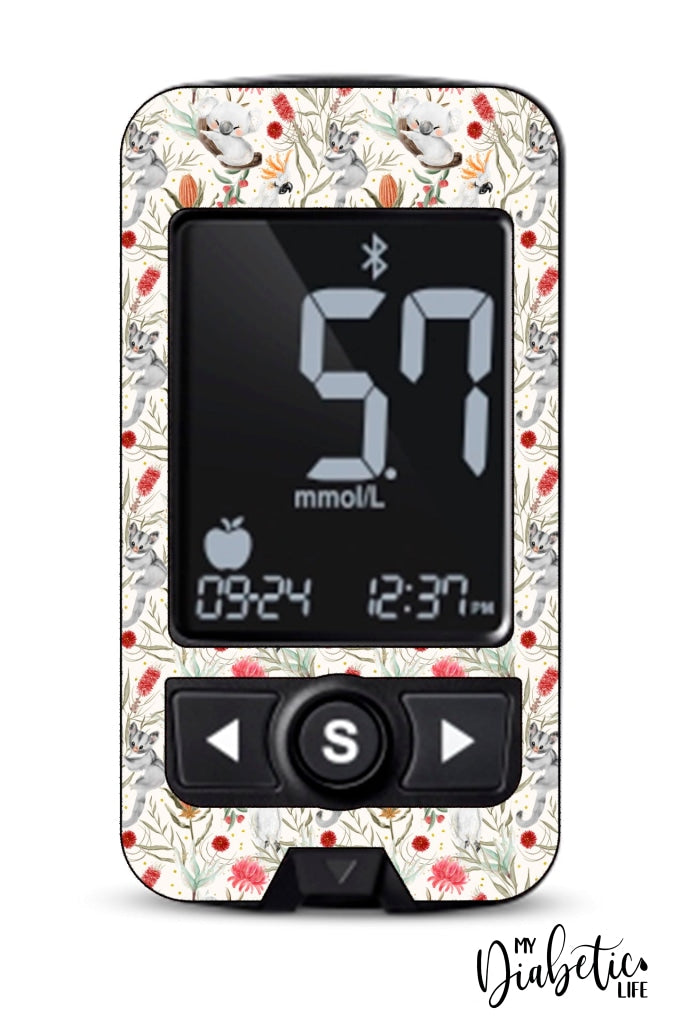 Bush Baby - Caresens Premier Skin And Decal Glucose Meter Sticker Caresens