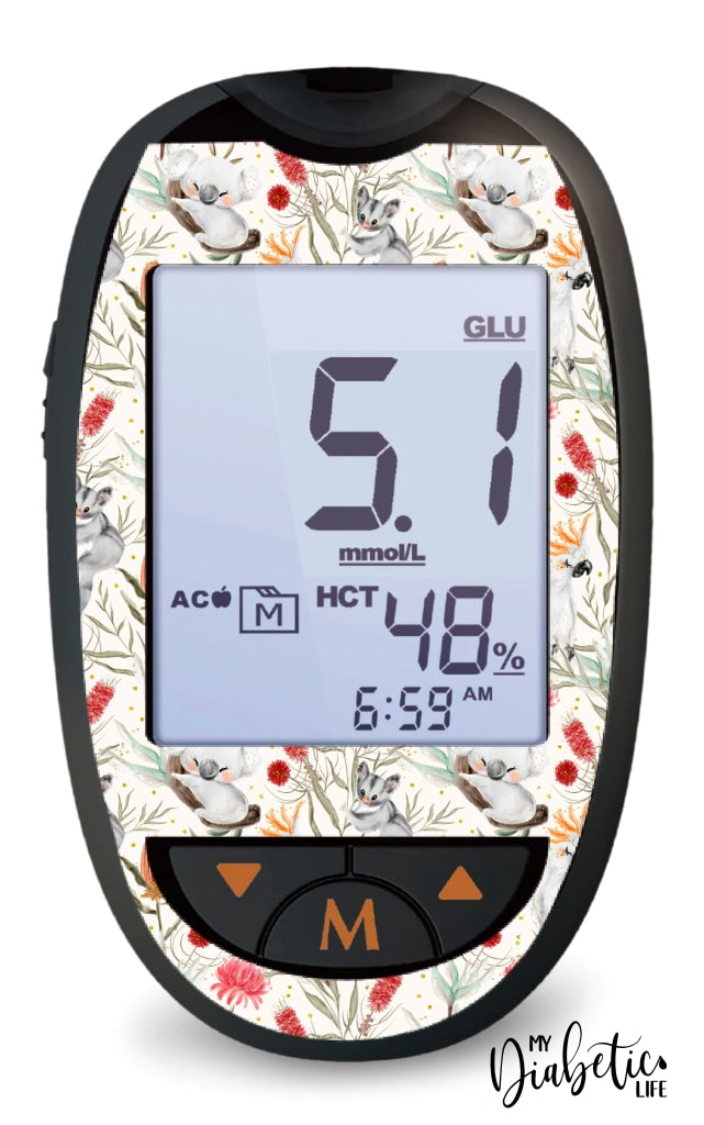 Bush Baby - Glucokey Connect Peel Skin And Decal Glucose Meter Sticker