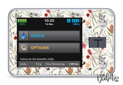 Bush Baby- Tandem T:slim X2 Pump Peel Skin And Decal Insulin Pump Sticker